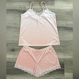 Velvet pajama set